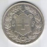 5.- SFr. 1908 - vorz&uuml;glich+